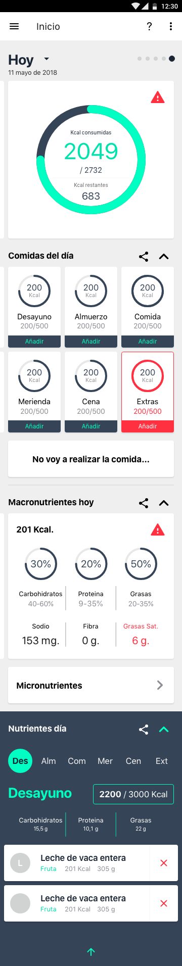 Nutrexact — App de nutrición y control de peso